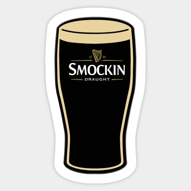 St. Patrick's Day - Smockin Draught Sticker by Lights, Camera, Podcast